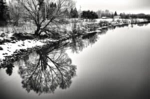 Stan Williams Image River in the winter