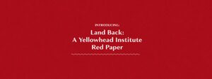 Land Back Banner